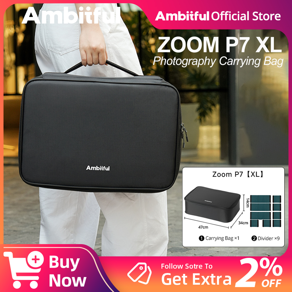 Ambitful ZOOM P7II XL 写真撮影用収納バ - Drone Camera Case のレビューと価格
